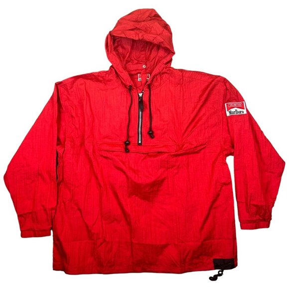 Marlboro Other - Vintage Marlboro Unlimited Gear Jacket Windbreaker Pullover Packable Coat Sz XL